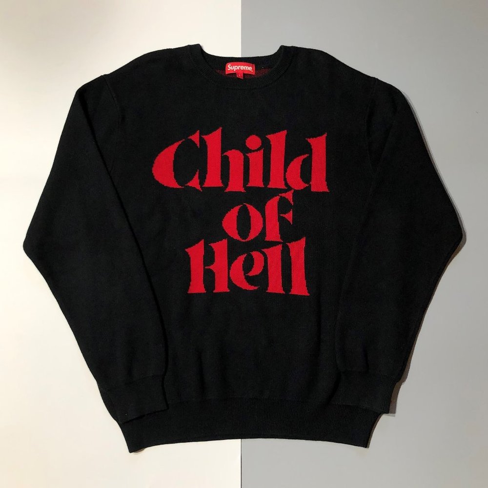 Supreme Child of Hell Sweater Rare Large